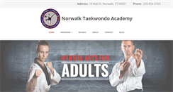 Desktop Screenshot of norwalktaekwondo.com